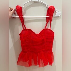 Urban Outfitters Scarlet Layered Blouse